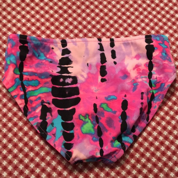 Justice Swimwear Tankini bikini and upf top - Picture 5 of 6